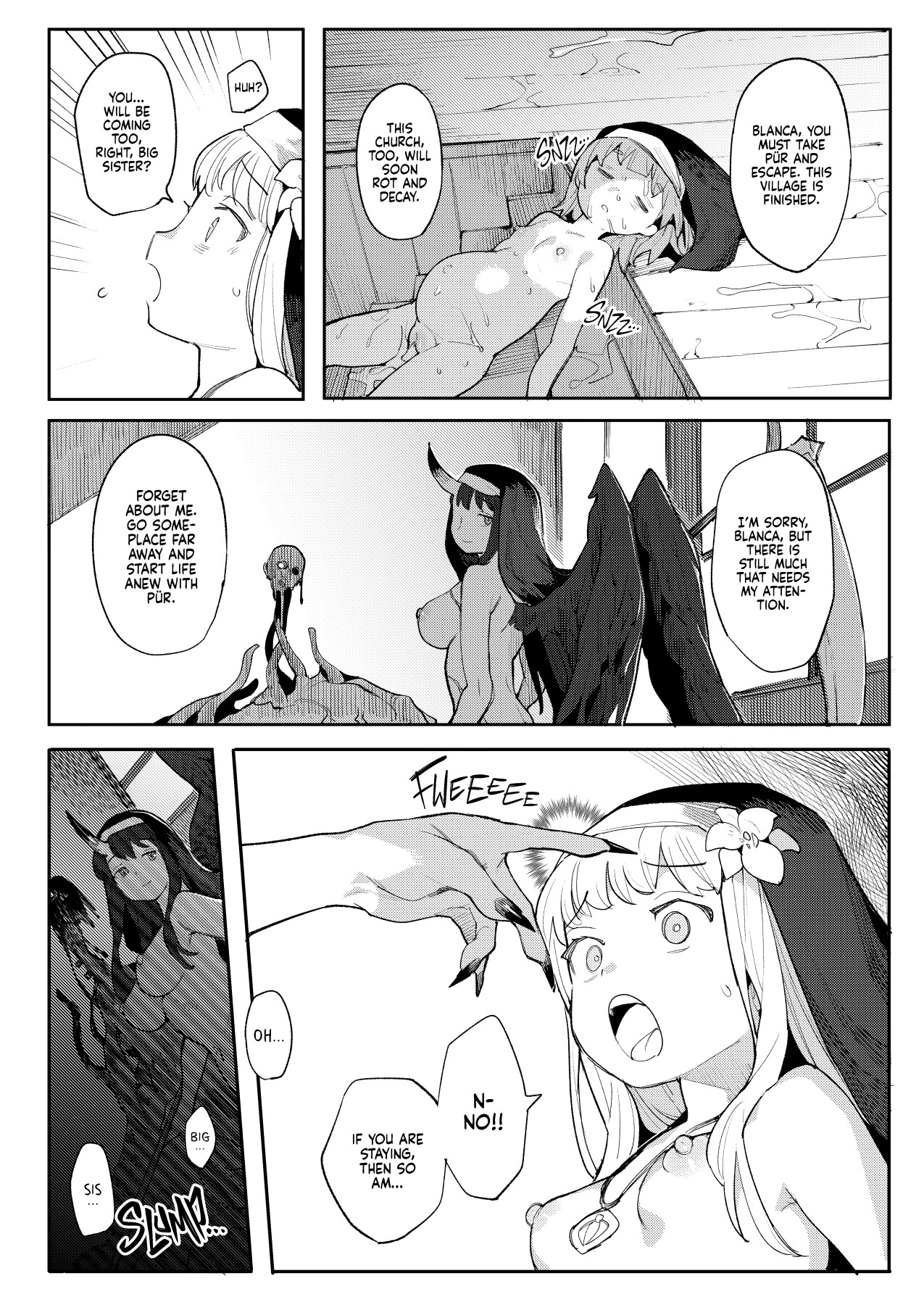 Hentai Manga Comic-Holy Cumdump Blanca-Read-41